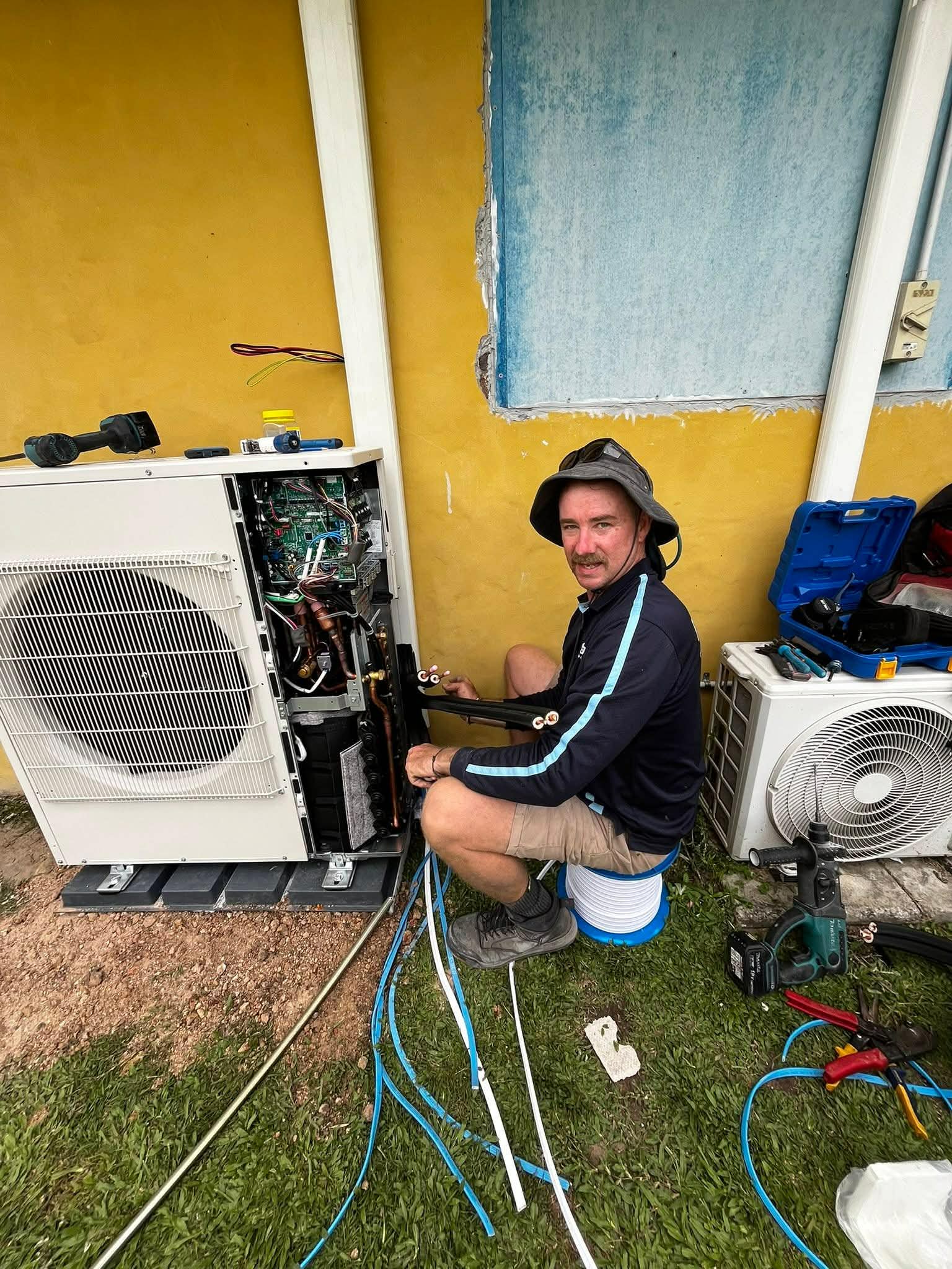 Air conditioning installation completed